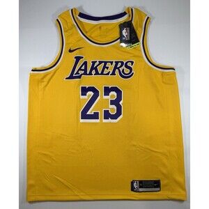 Nike LeBron James Icon Edition Swingman Men's Jersey‎ (LA Lakers) Size XL
